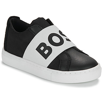 Schuhe Jungen Sneaker Low BOSS CASUAL J50863 Schwarz