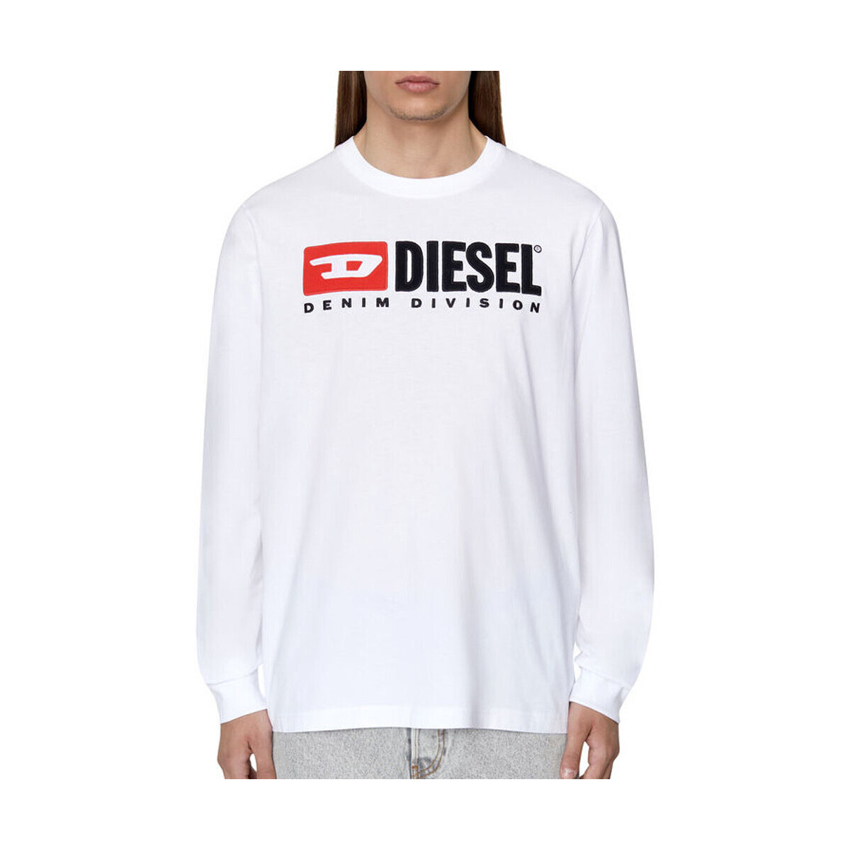 Kleidung Herren Sweatshirts Diesel 00SHEP-0CATK Weiss