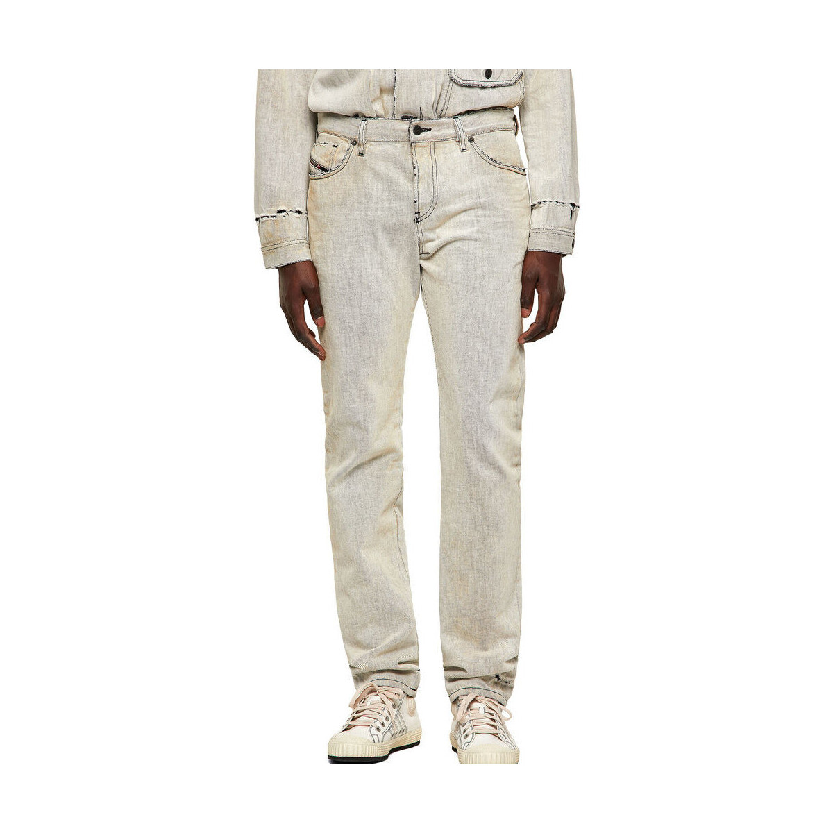 Kleidung Herren Slim Fit Jeans Diesel A02912-09A53 Weiss