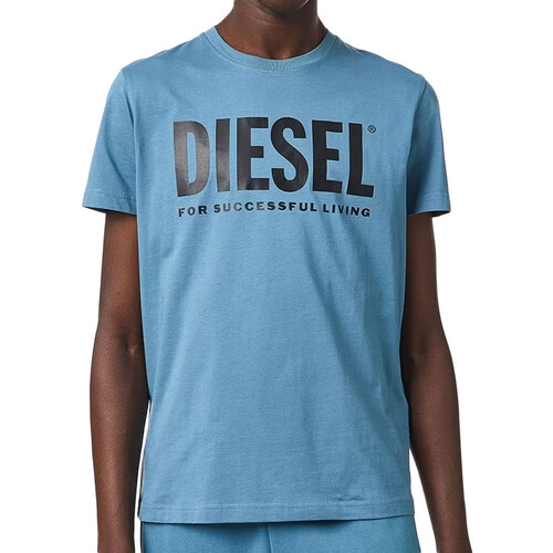 Kleidung Herren T-Shirts & Poloshirts Diesel A02877-0AAXJ Blau