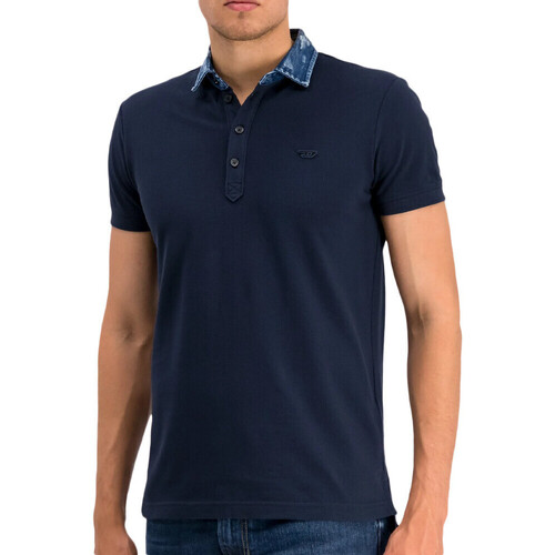 Kleidung Herren T-Shirts & Poloshirts Diesel 00SW7B-0PASJ Blau