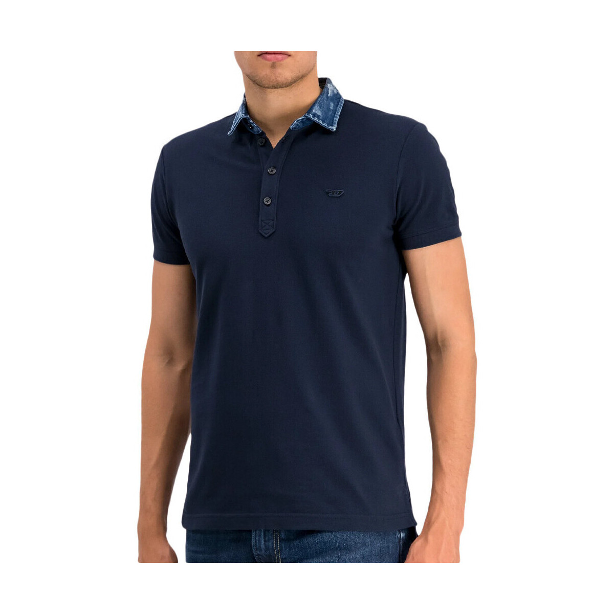 Kleidung Herren T-Shirts & Poloshirts Diesel 00SW7B-0PASJ Blau