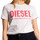 Kleidung Damen T-Shirts & Poloshirts Diesel A04685-0AAXJ Weiss
