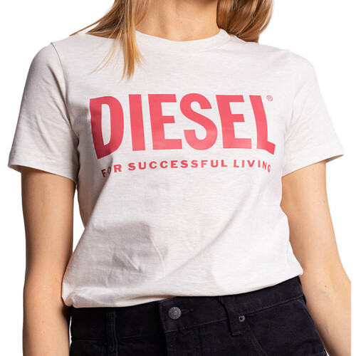 Kleidung Damen T-Shirts & Poloshirts Diesel A04685-0AAXJ Weiss