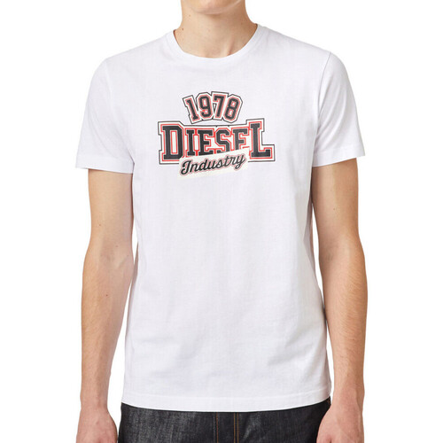Kleidung Herren T-Shirts & Poloshirts Diesel A03365-0GRAI Weiss