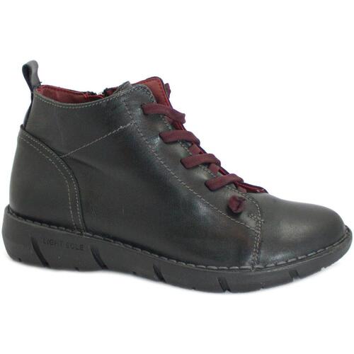 Schuhe Damen Sneaker High Grunland GRU-RRR-PO2361-NE Schwarz