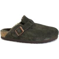 Schuhe Damen Pantoffel Birkenstock BIR-CCC-1020529-MO Kaki
