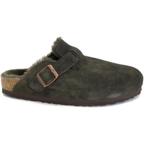 Schuhe Damen Pantoffel Birkenstock BIR-CCC-1020529-MO Kaki