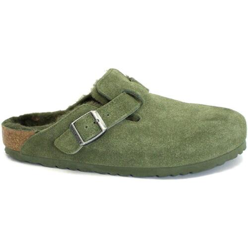 Schuhe Damen Pantoffel Birkenstock BIR-CCC-1025667-TH Grün