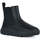 Schuhe Damen Low Boots Geox  Schwarz