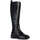 Schuhe Damen Low Boots Geox  Schwarz