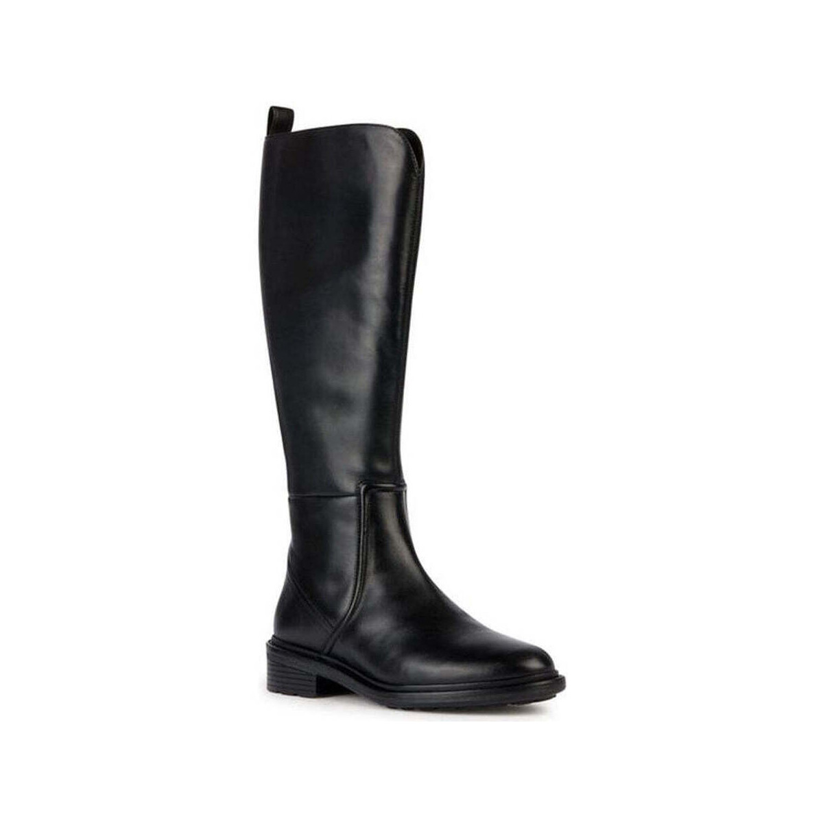 Schuhe Damen Low Boots Geox  Schwarz