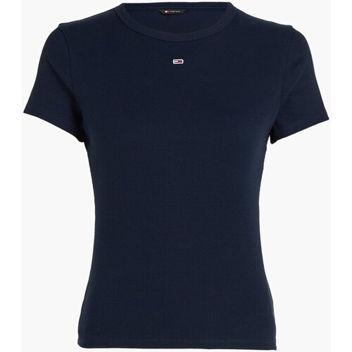 Kleidung Damen T-Shirts & Poloshirts Tommy Jeans DW0DW17383 Blau