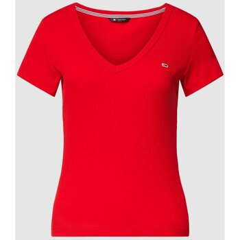 Kleidung Damen T-Shirts & Poloshirts Tommy Jeans DW0DW17385 Rot