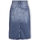 Kleidung Damen Röcke Object Noos Harlow Midi Skirt - Medium Blue Denim Blau