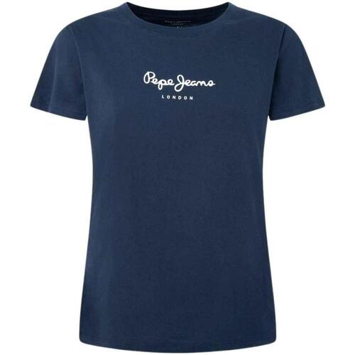 Kleidung Damen T-Shirts & Poloshirts Pepe jeans  Blau