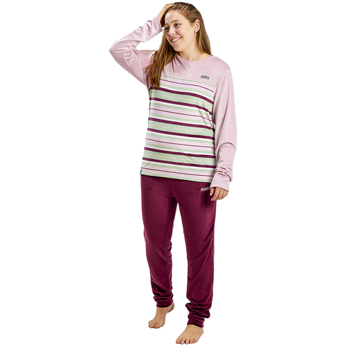 Kleidung Damen Pyjamas/ Nachthemden Munich MUDP0400 Rot