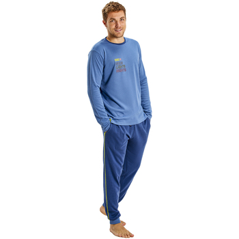 Kleidung Herren Pyjamas/ Nachthemden Munich MUDP0452 Blau