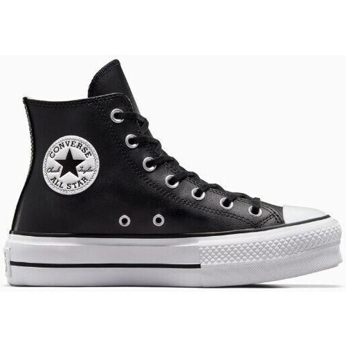 Schuhe Damen Sneaker Converse 561675C CHUCK TAYLOR ALL STAR LEATHER Schwarz