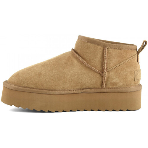 Colors of California Platfrom winter boot in suede Braun