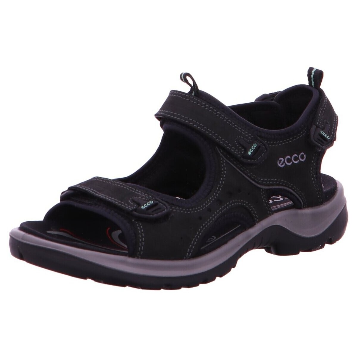 Schuhe Damen Wanderschuhe Ecco Sandaletten Offroad 822043-02001 Schwarz
