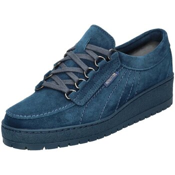 Schuhe Damen Derby-Schuhe & Richelieu Mephisto Schnuerschuhe LADY VELOURS 980L PEACOK BLUE Blau