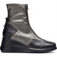 Schuhe Damen Low Boots Wonders INDIEN G-6614 Schwarz