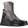 Schuhe Damen Low Boots Wonders INDIEN G-6614 Schwarz