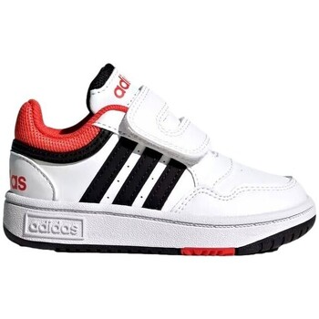 Schuhe Kinder Sneaker adidas Originals NIOS  HOOPS 3.0 CF I H03860 Weiss