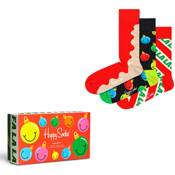 Unterwäsche Socken & Strümpfe Happy socks Time for Holiday 3-Pack Gift Box Multicolor
