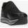 Schuhe Damen Slip on Donna Serena 7Q4957DS-NERO Schwarz