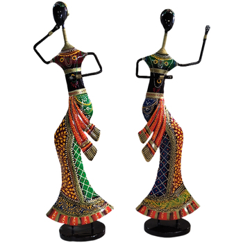 Home Statuetten und Figuren Signes Grimalt Afrikanischer Tänzer 2 U Multicolor