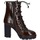 Schuhe Damen Low Boots Paola Ferri EY373 Braun