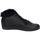 Schuhe Damen Sneaker Leather Crown EY388 Schwarz