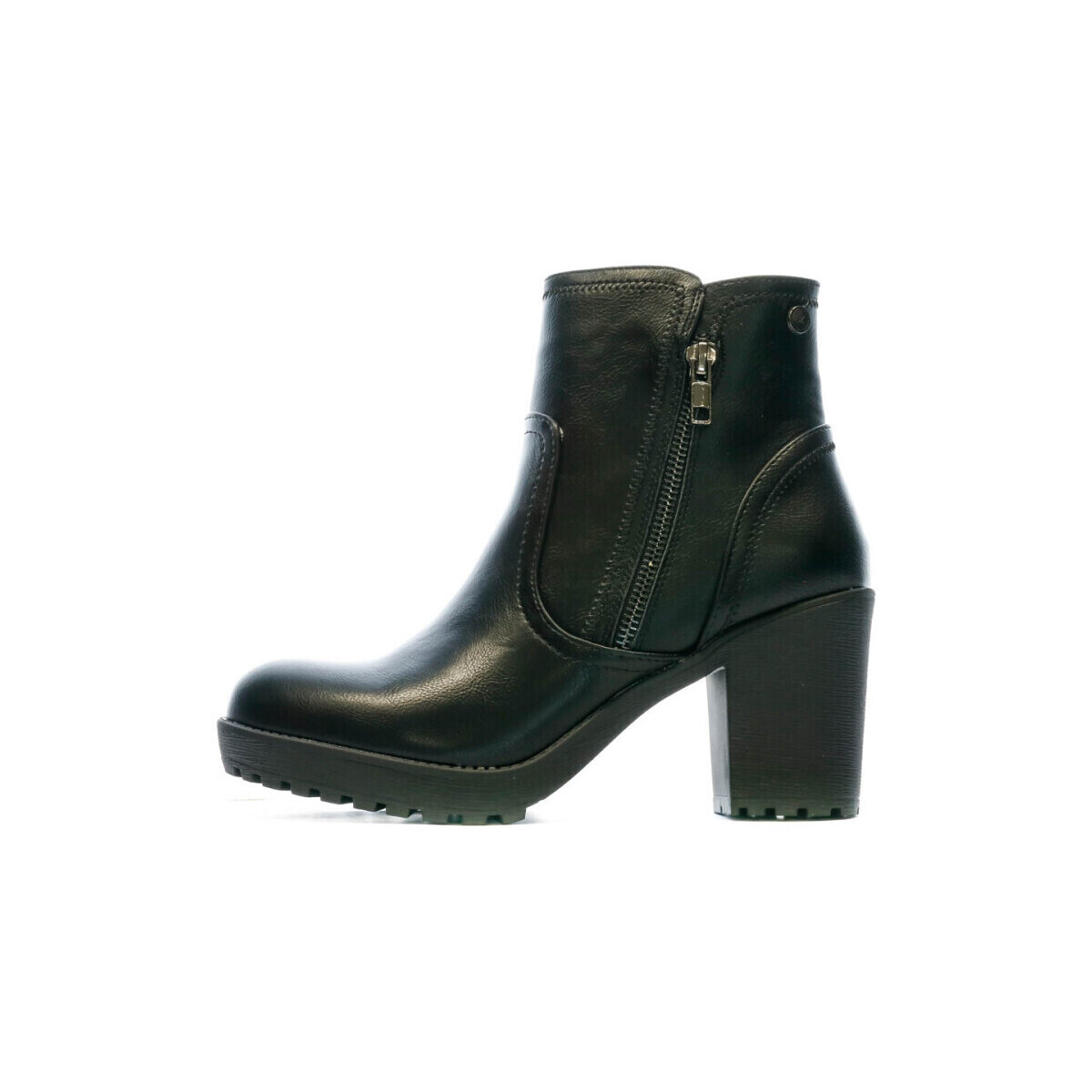 Schuhe Damen Low Boots Xti -34363 Schwarz