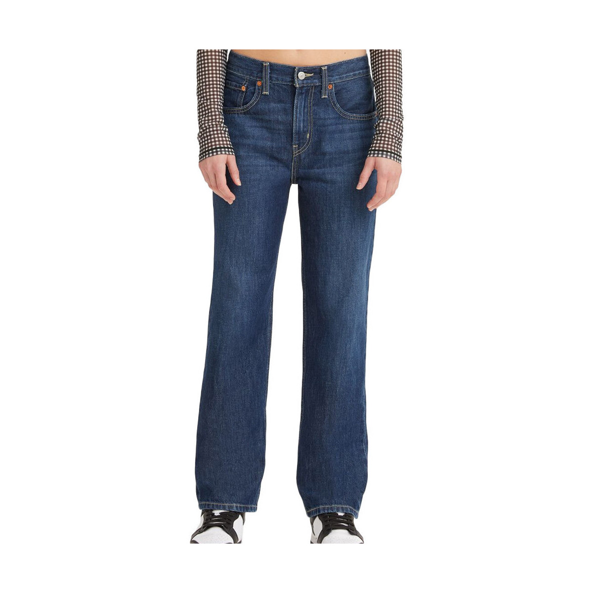 Kleidung Damen Straight Leg Jeans Levi's A0964-0013 Blau