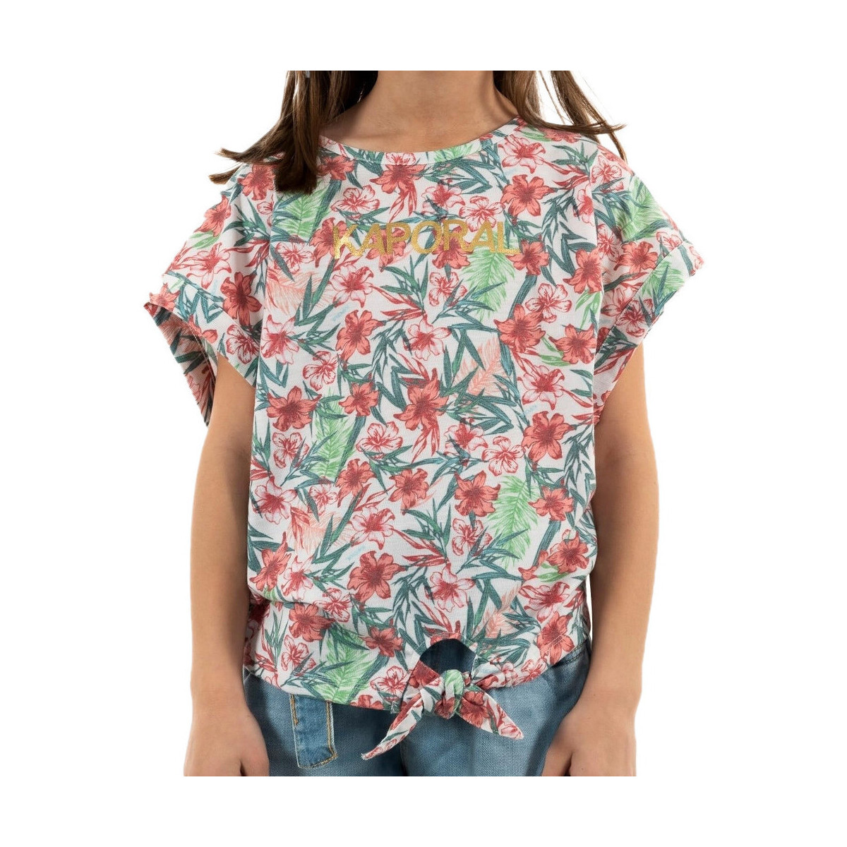 Kleidung Mädchen T-Shirts & Poloshirts Kaporal FANOE23G11 Weiss
