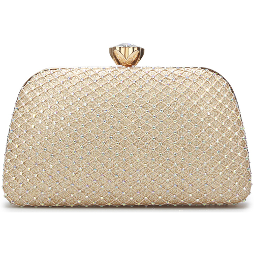 Taschen Damen Geldtasche / Handtasche La Modeuse 69315_P161403 Gold