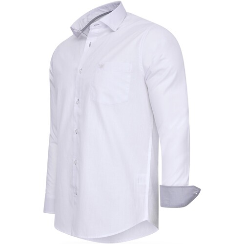 Kleidung Damen Hemden Cappuccino Italia Overhemd Uni Weiss