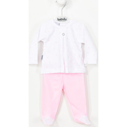 Kleidung Kinder Kleider & Outfits Babidu 55116-ROSA Multicolor