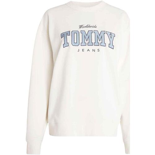 Kleidung Damen Sweatshirts Tommy Jeans  Weiss