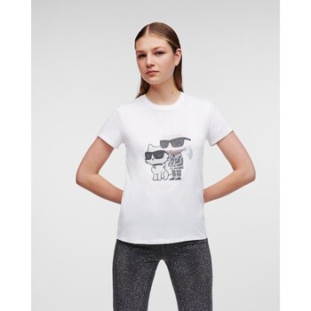 Karl Lagerfeld  T-Shirts & Poloshirts 230W1772 IKONIK 2 0