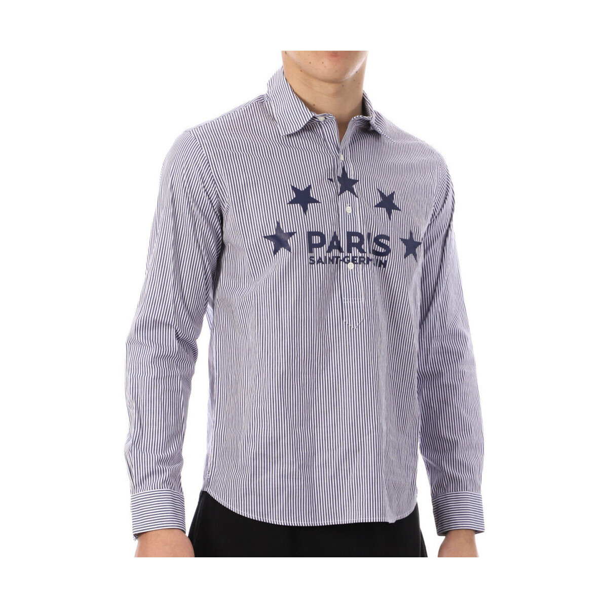 Kleidung Herren Langärmelige Hemden Paris Saint-germain P10939CL02 Blau