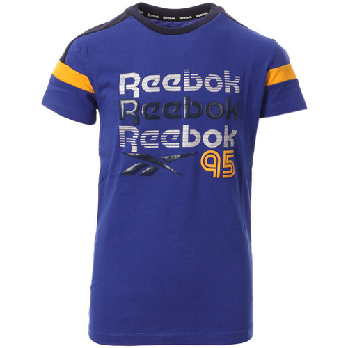 Kleidung Jungen T-Shirts Reebok Sport H89465RBI Blau