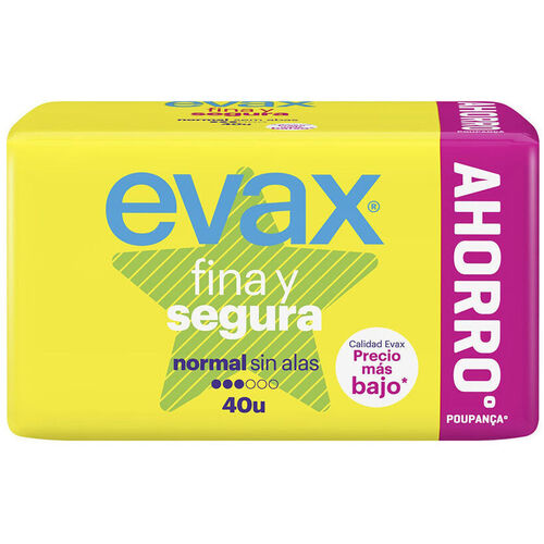 Beauty Damen Accessoires Körper Evax Fina&segura Normale Kompressen 40 St 