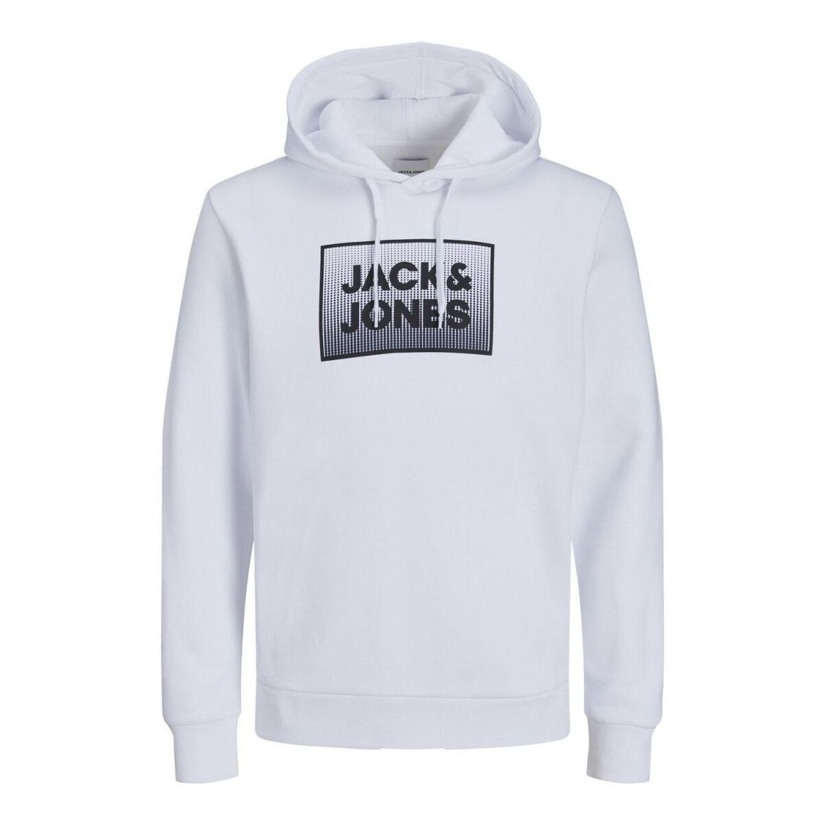 Kleidung Herren Sweatshirts Jack & Jones 12249326 STEEL-WHITE Weiss
