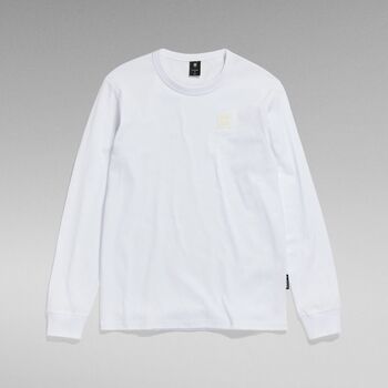 G-Star Raw  T-Shirts & Poloshirts F23455-C336 PREMIUM BASE-110 WHITE