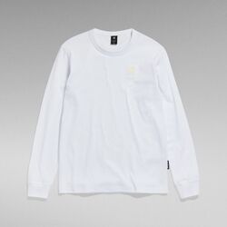 Kleidung Herren T-Shirts & Poloshirts G-Star Raw F23455-C336 PREMIUM BASE-110 WHITE Weiss