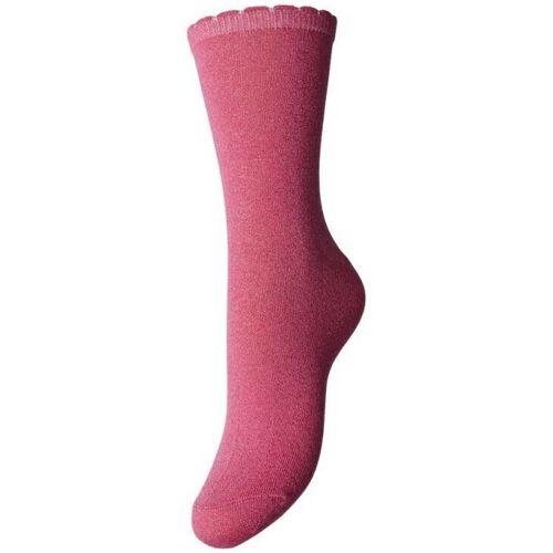 Unterwäsche Damen Socken & Strümpfe Pieces 17078534 SEBBY-HOT PINK Rosa
