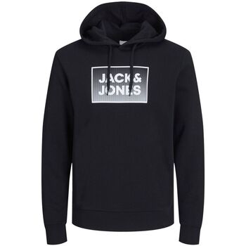 Kleidung Herren Sweatshirts Jack & Jones 12249326 STEEL-BLACK Schwarz